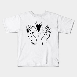 Hands and heart Kids T-Shirt